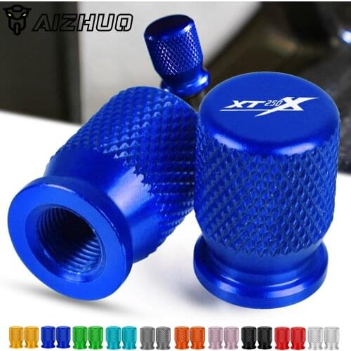 FOR YAMAHA XT250X XT250 X 2006-2017 2016 Motorcycle Accessories CNC Vehicle Wheel Tire Valve Stem Caps Covers Universal XT250X