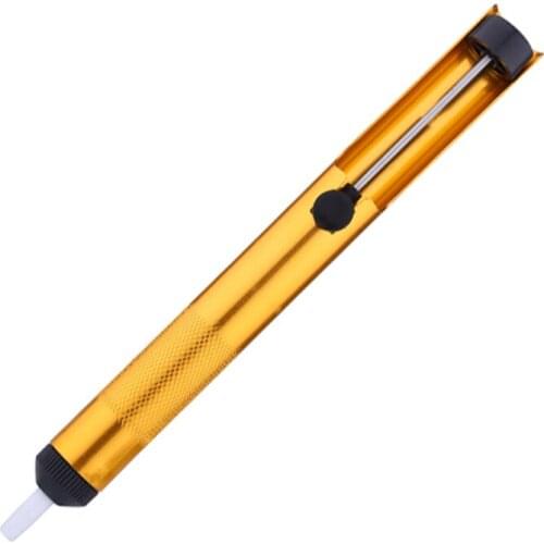 Aluminum Desoldering Pump Metal Desolder Tin Solder Sucker Removal Vacuum BGA Desolder Soldering Station Welding Tools
