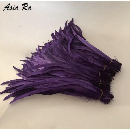 Free shipping 100pcs/lot Long rooster tail feathers 40-45cm 16-18inch chicken tail Plumes diy feathers for wedding decorations