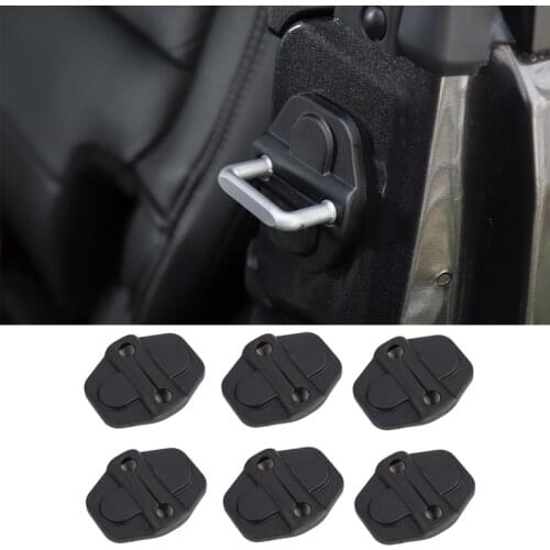 Door Lock Hook Cover For Jeep Wrangler JL 2018+ car-styling Decoration Gap Limitation Restruction Protect Catches Latches Kits