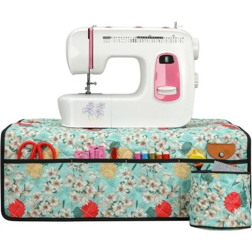 Sewing Machine Pad for Table with Pockets Sewing Protector Mat Organizer Bag 667A