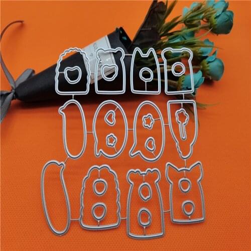 Cute Pattern Metal Cutting Dies for Scrapbooking Handmade Mold Cut Stencil New 2021 DIY Card Make Mould Model Craft Decoration