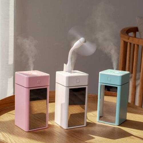 Mini Portable 300ml Ultrasonic Air Humidifier Essential Oil Aromatherapy Cool Mist Maker Home Dormitory Moisturizing Humidifier