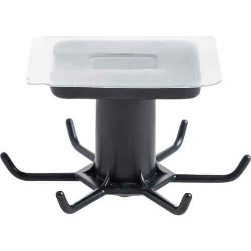 Multifunctional Kitchen Hook Rotating Storage Rack Bathroom Hanger Wall Dish Drying Rack Holder Storage Cabinet Shelf