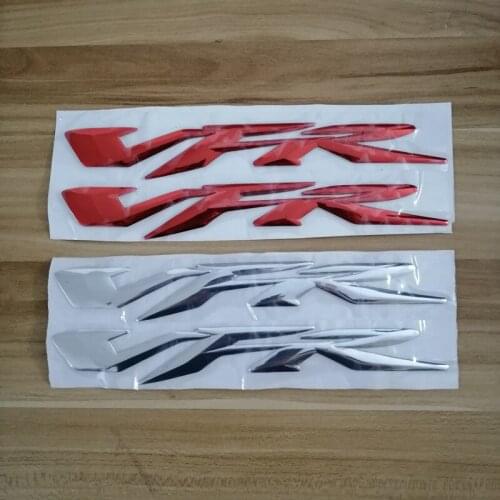 Motorcycle 3D Raised VFR Stickers For Honda VFR 400 800 1200 Motorbike Fairing Body Side Decorative Decals Emblem Badge NEW