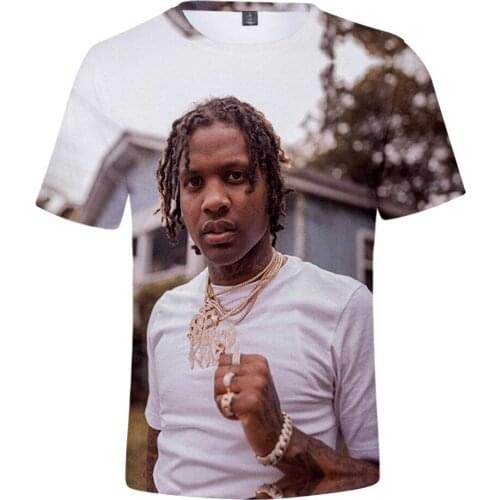 2021 New Hip Hop Rapper Lil Durk 3D Print T-Shirt Men/Women Short Sleeve T Shirt Clothes