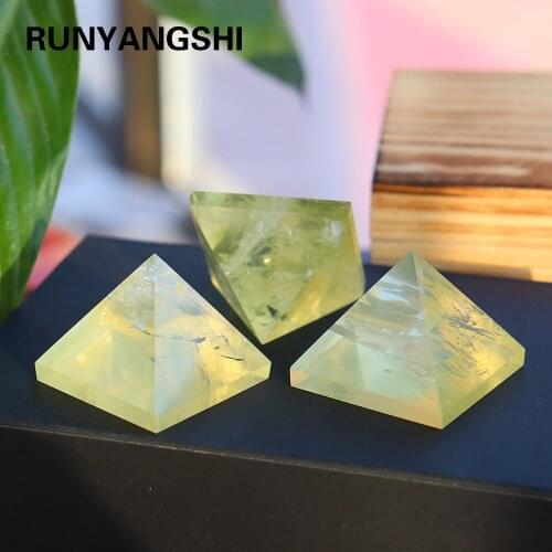 Wholesale Natural yellow crystal Pyramid citrine Quartz crystal point Healing Reiki stones and minerals