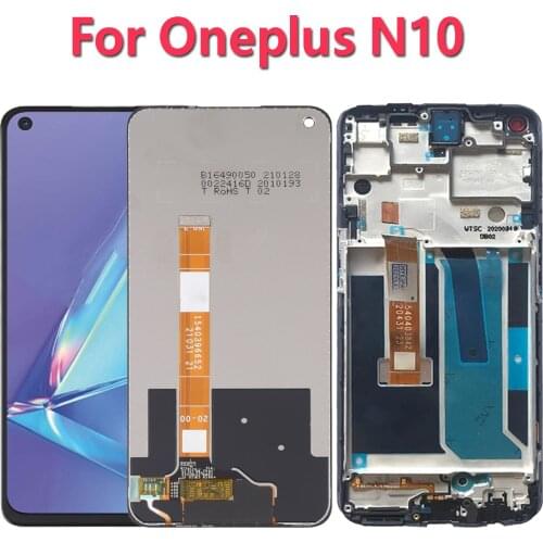 Original Display Replace 6.49" For OnePlus Nord N10 5G LCD Touch Screen Digitizer Assembly BE2029 BE2025 BE2026 BE2028