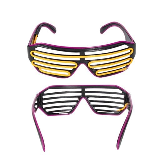 Christmas event glowing holiday carnival party props glasses blind fashion glasses wedding birthday party decoration dance party