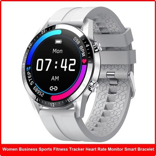 Smartwatch IP67 Waterproof Full Touch Screen Activity Fitness Heart Rate Monitor Sports Smart Clock Ladys Watch Men Women Gifts