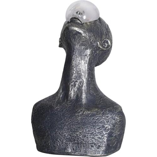 Modern Sculpture Art Statue Figure Abstract Sculpture Creative Hotel Crafts Sculpture Art Bust Huis Decoratie Showpiece AC50DX