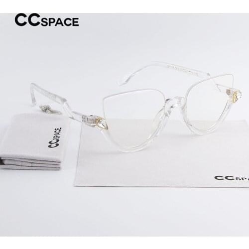 SU242 Crystal Diamonds Transparent Frames Glasses Classic Frame Brand Designer Women EyeGlasses Clear Lens Eyewear