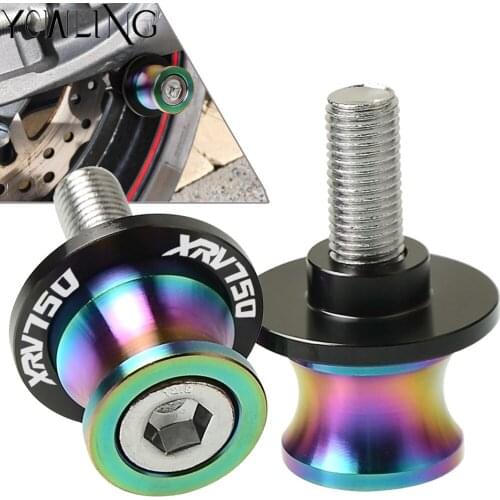 M8 Swingarm Stand Screws Spools Sliders FOR Honda XRV750 L-Y AFRICA TWIN 1990 1991 1992 1993 1994 1995 1996 1997 1998 1999 2000