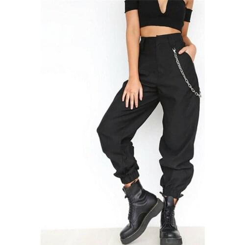 Women Casual Sport Pants Fashion Women High Street Trousers Cargo Pants