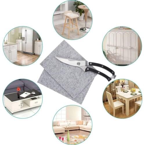1 Roll Self-Adhesive Felt Furniture Pad Roll For Hard Surfaces Heavy Duty Felt Strip Mute Wear-Resisting Protect The Floor Pads