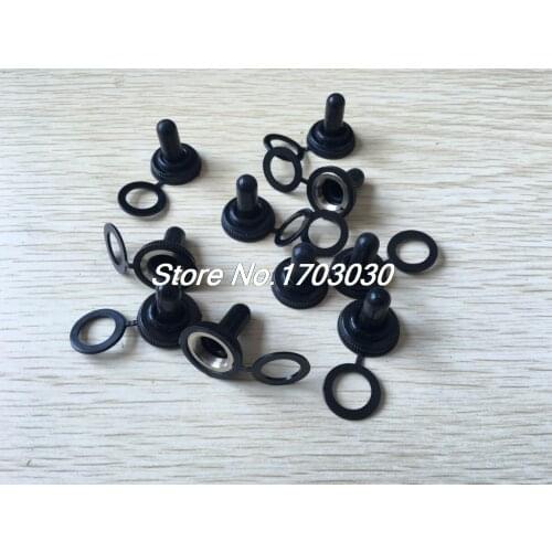 10 Pcs 12mm Waterproof Rubber Toggle Switch Protect Covers Caps Seal