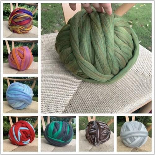 250g hand woven blanket yarn super thick 8cm WOOL ARM thick blanket yarn Merino wool yarn yarn for knitting