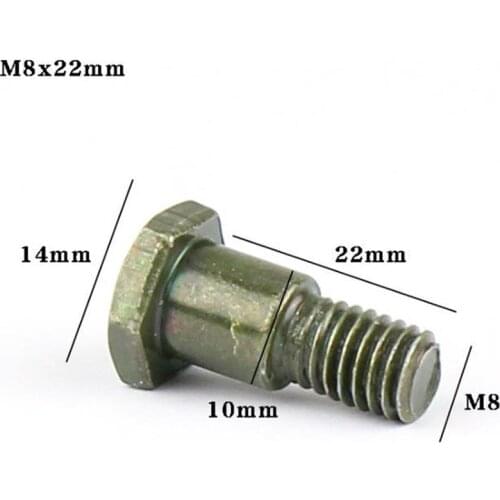 5pcs/lot Motorcycle Scooter Electrocar Small Tripod Screws Side Support Screws M8x22mm
