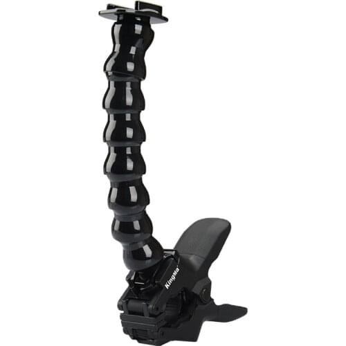 KingMa For Action Cameras Accessories Jaws Flex Clamp Mount and Aadjustable Neck For GoPro hero 9/8/7/6 Xiaomi Yi Cameras