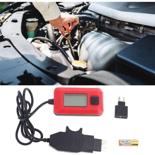 Auto Fuses Buddy Mini Tester Detector Car Electric Current AE150 12V 23A LCD