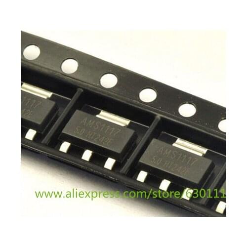 Free Shipping 500PCS/LOT Original AMS1117-5.0 AMS1117-5V AMS1117 LM1117 1117 Voltage Regulator