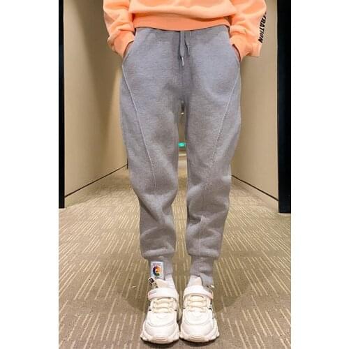 110-160 Cm Spring Autumn Girls Boys Casual Long Pant Baby Kids Children Trousers