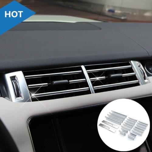 For Land Rover Range Rover Sport 2014-2017 Car Inner Console Air Conditioning Vent Cover Trim 22pcs