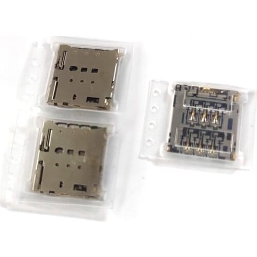 For Lenovo Tab3 Tab 3 Sim Card Reader Tray Micro SD Memory Card Holder Slot Flex Cable Repair Parts