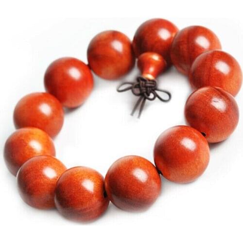 10-20mm Monarch RAJA KAYU Wood Tibetan Buddhism Amulet Bracelet