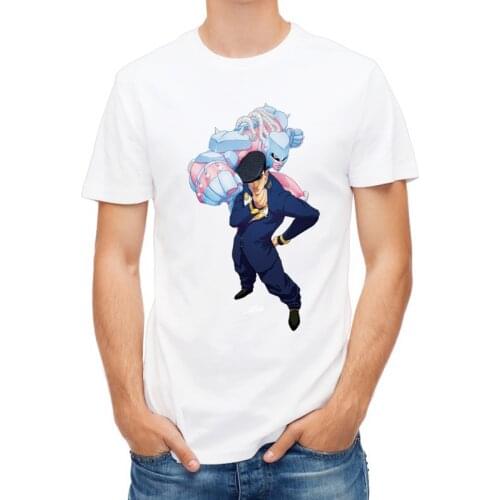 JoJo Bizarre Adventure T Shirt Design Manga Anime T-shirt Cool Novelty Funny Tshirt Style Men Printed Fashion Tee
