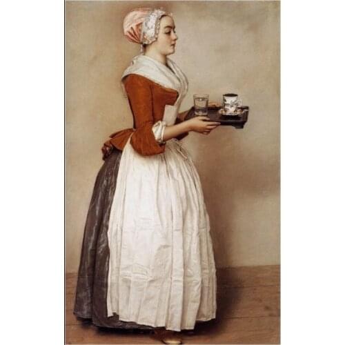 Oil Painting Girl Counted Cross Stitch Kits Needlework Embroidery Crafts 14ct Unprinted DIY Arts Handmade Home Decor