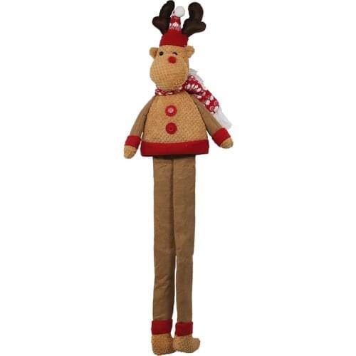 Doll Toy 100 cm Christmas Doll Christmas Elk Plush Doll Christmas Tree Ornaments Animal Plush Doll Christmas Childrens Gifts
