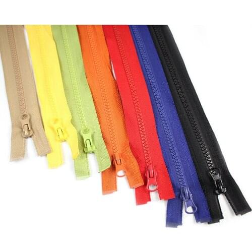 CNCRAFT 1pcs 5# Zippers Open End zipper 70cm Resin Zipper for Sewing Garments Long coat Down Jacket, DIY Sewing 10pcs/lot