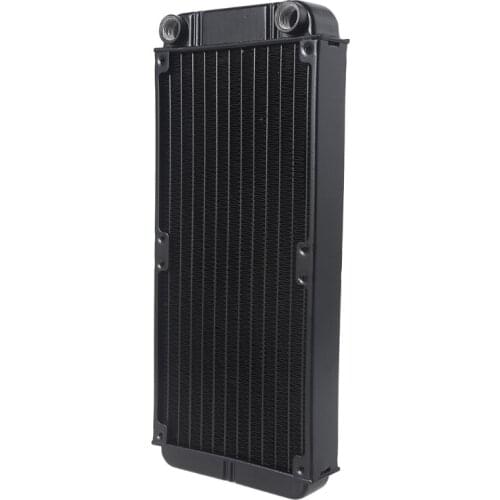 2021 New Aluminum Water Cooling Radiator 12 Tubes Heat Exchanger CPU Heatsink Cooler Fast Heat Dissipation for PC Computer