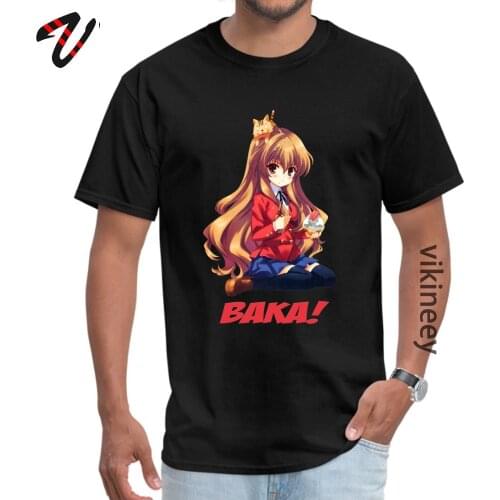 Taiga Toradora T-Shirt Sheriff Wrestling Casual New Arrival Men Summer T Shirt Casual Tee-Shirt O Neck Pure Cotton Wholesale