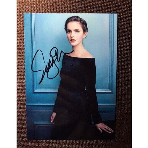 Hand signed Emma Watson autographed photo authentic 5*7 free shipping 092019M3