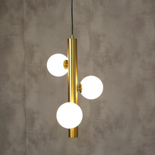 Modern Decor Glass Pendant Light Dining Room Lights G9 led used Matte Metal Hanging Lamp Lustre Luminarias HangLamp Suspend Lamp