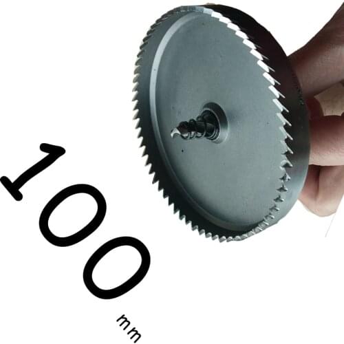 High qualuty 1pcs 100mm HSS Drill Bit Hole Saw Metalworking Cutter Stainless Steel Alloy Metal Drilling Tip