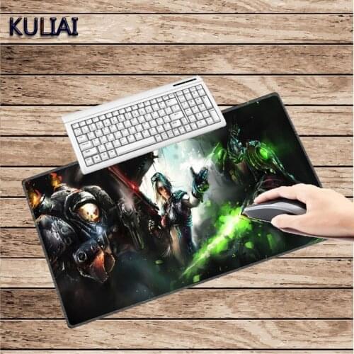 XGZ Video Wallpaper Starcraft 2 Rectangular Slip Mouse Pad 300X600X2MM Gamers MousePad Home Office Computer Desktop Keyboard