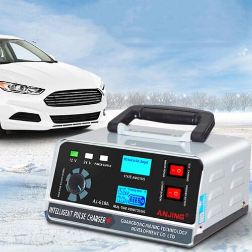 Smart Battery Charger 12V/24V Automotive Battery Charger 400W 40A Trickle Smart Pulse Repair For Car Truck Boat Motorcycle