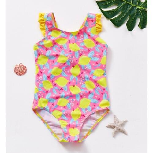 2-13Y Girls swimsuit New 2021 Kids one piece swimwear Swimsuit for kid girls Children Swimwear Beach wear Bathing suit-ST229