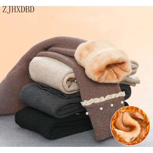 2020 Winter Children Pants for Kids Leggings Toddler Girls Leggings Plus Velvet Cotton Thick Girl Trousers Baby Sweatpants 2-10Y