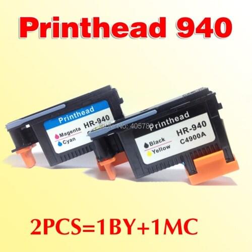 2x for940 Printhead C4901A C4900A compatible for 940 Officejet Pro 8000 8500 8500w