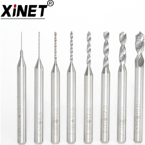 3.175mm(1/8''),0.15-3.175mm CNC Drill Bit,PCB Board drill,Nanotechnology Tungsten steel cnc tool,Smooth chip removal