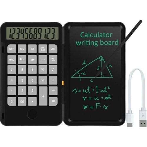 6 inch Creative LCD Writing Tablet with Calculator Digital Drawing Electronic Handwriting Pad Message Graphics Board Kids Toy