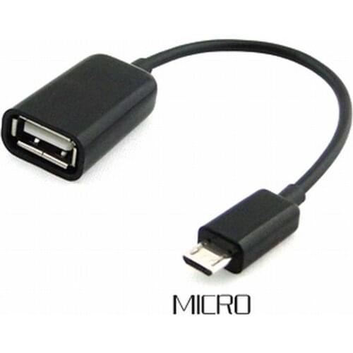 Portefeuille USB Female to Micro USB 5 Pin Male Adapter Host Cable OTG For Camera xiaomi huawei Mobile Cell Phone Mp3 Tablet PC