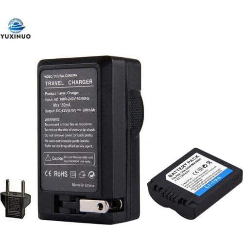 1500mAh CGA-S006 S006E S006A DMW-BMA7 Camera Battery + AC Charger For Panasonic DMC FZ7 FZ8 FZ18 FZ28 FZ30 FZ35 FZ38 FZ50 SLR