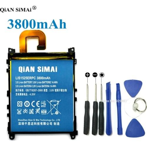 QiAN SiMAi LIS1525ERPC 3800mAh Battery & Screwdriver Tools Replacement For Sony Xperia Z1 L39h C6902 C6903 C6906 L39T L39U Phone