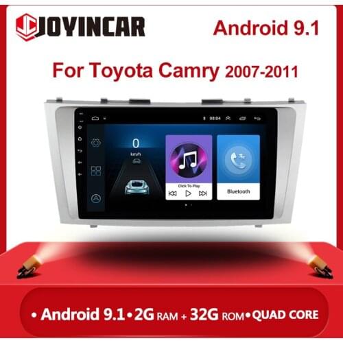 2 din Car Radio For Toyota Camry 2007 2008 2009-2011 9inch Android 9.1 Car Multimedia Player GPS Navigation Stereo head unit