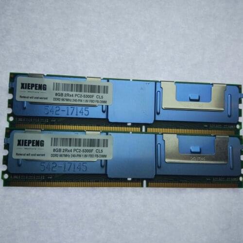 For Lenovo ThinkServer RD120 TD100x TD100 RD120 ThinkStation D10 RAM 8GB DDR2 PC2-5300F Fully Buffered ECC16GB 667MHz FB-DIMM 4G